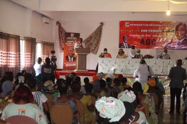 Ly Ramata met les femmes du Nzi en ordre de bataille pour la victoire d’AGC aux présidentielles